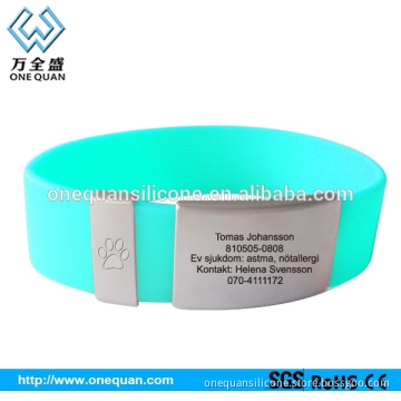 Factory wholesale scannable silicone bracelets